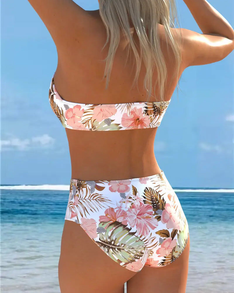 Bikini Bandeau Drukowane