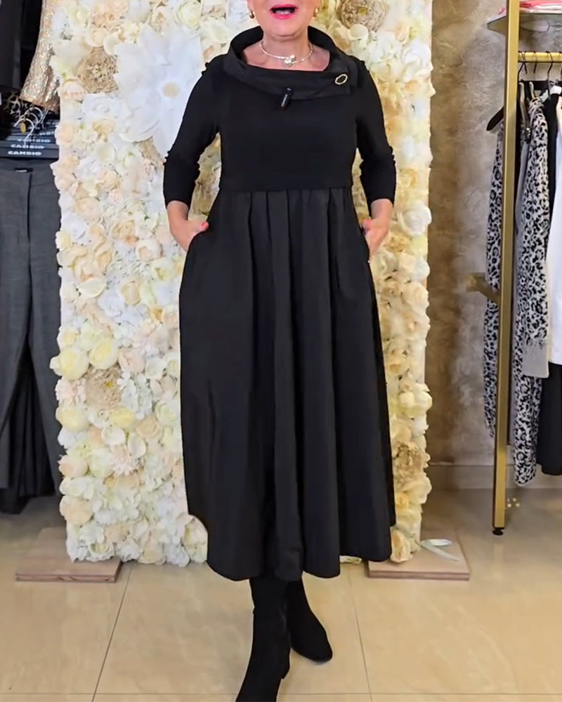 Sukienka Modna Street Jednokolorowa Krój A