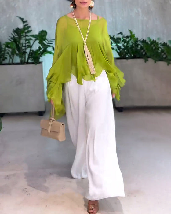 Bluzka O Eleganckim Jednolitym Stylu