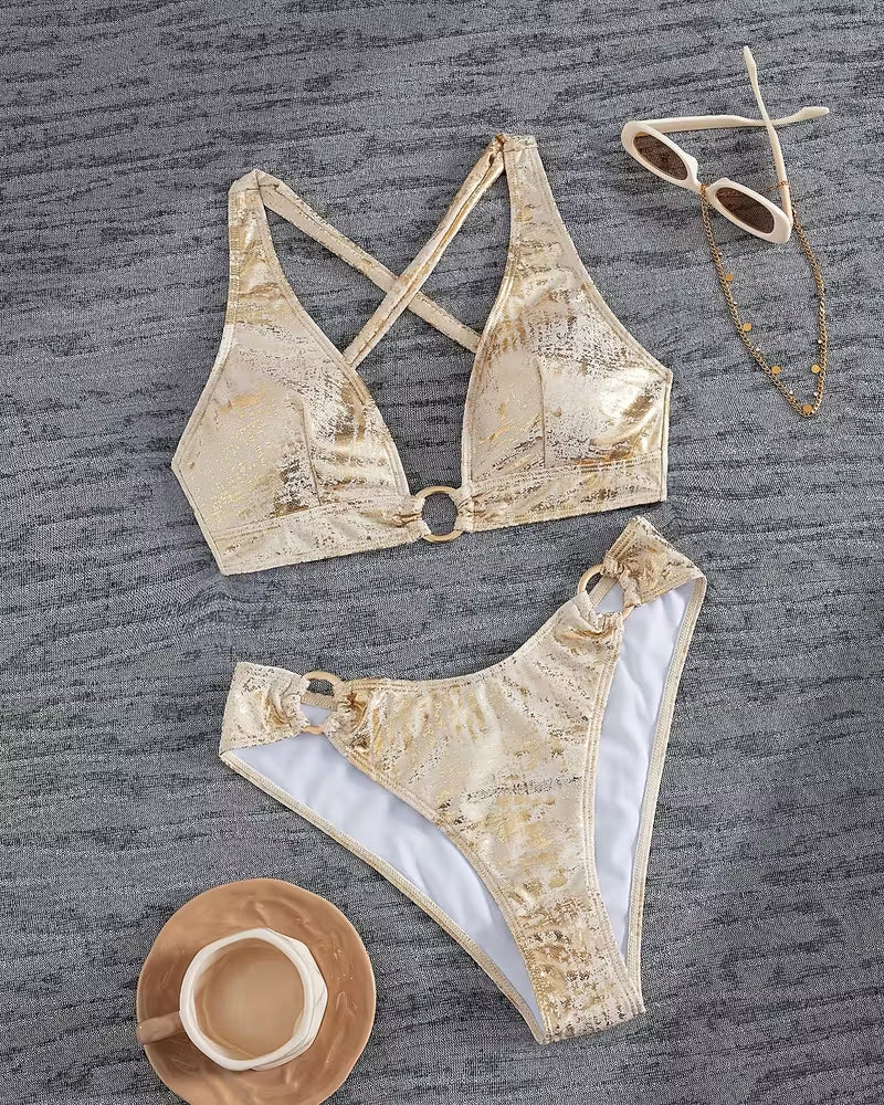 Bikini Metalowa Sprzączka Design