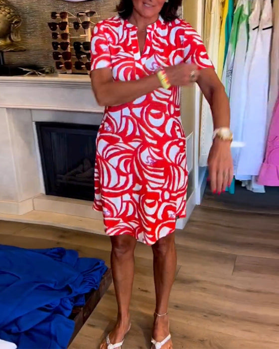 Sukienka z krótkim rękawem